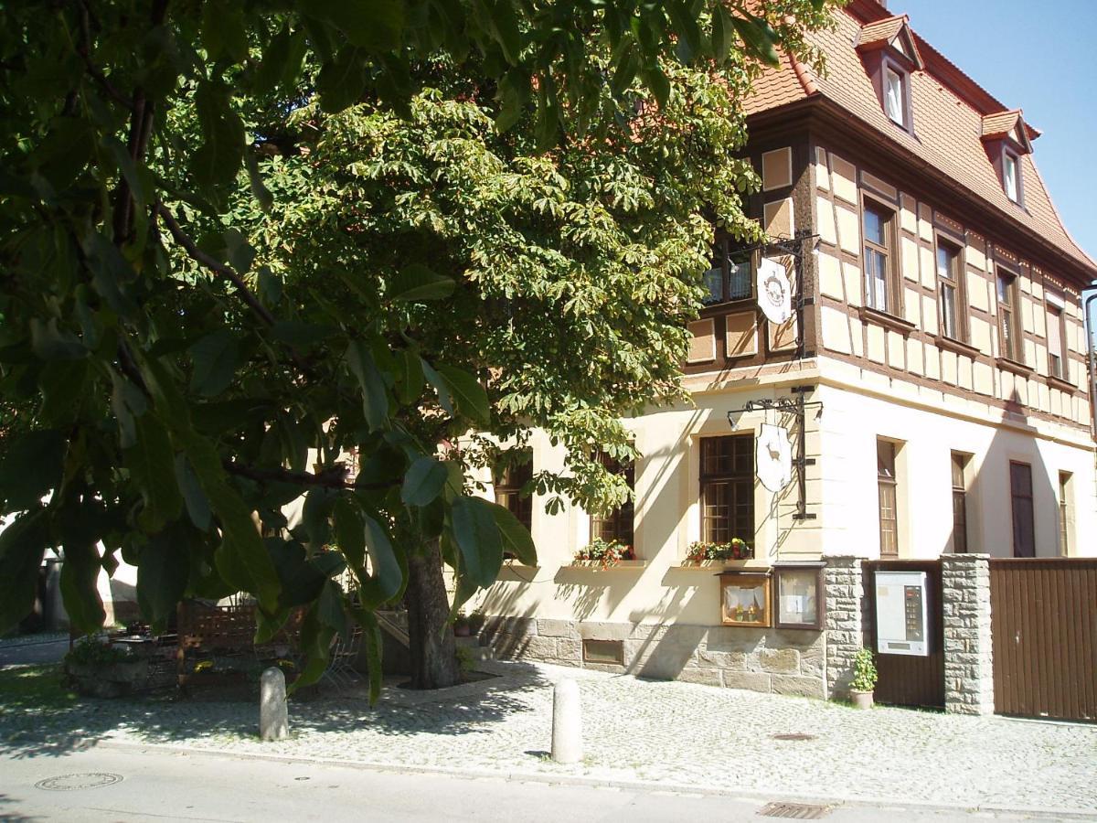 Gasthof Pension Zum Goldenen Hirschen Burgbernheim Exterior photo